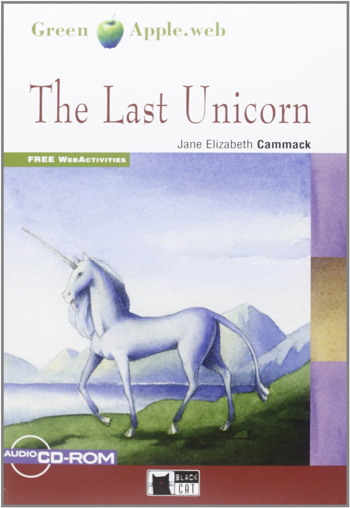 фото Книга green apple step1: the last unicorn with audio cd cideb