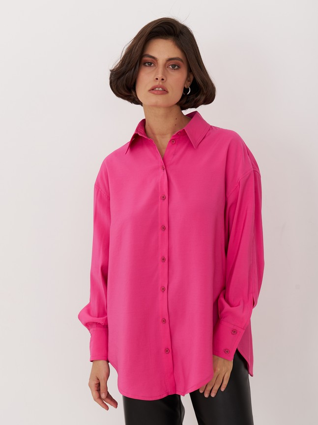 Рубашка женская EDGE ed090103-1 розовая M/L