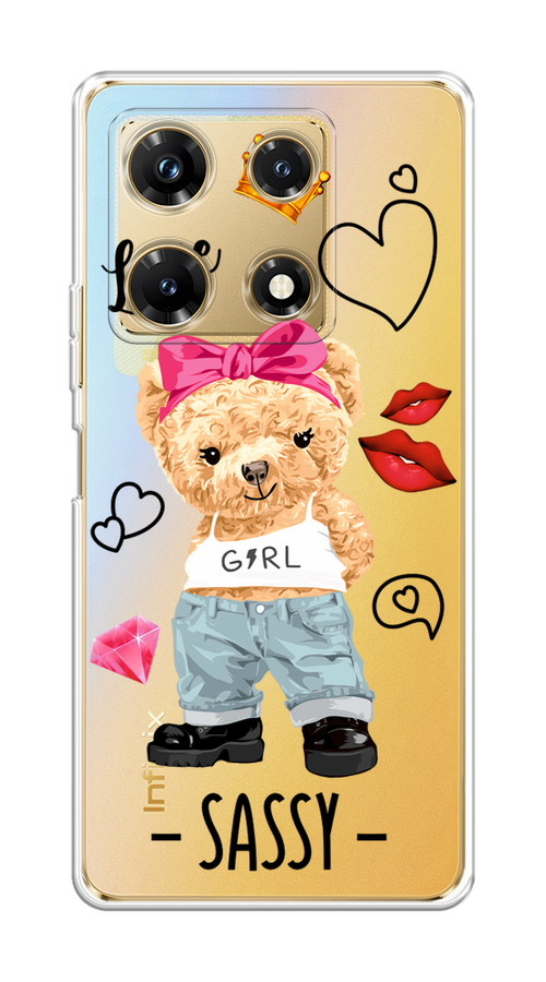 

Чехол на Infinix Note 30 Pro "Sugar Mommy", Голубой;белый;розовый, 3104550-6