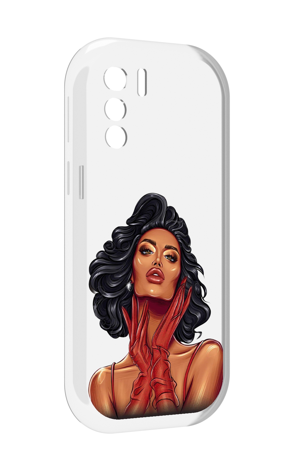 

Чехол MyPads мулатка-в-перчатках женский для UleFone Note 13P, Прозрачный, Tocco
