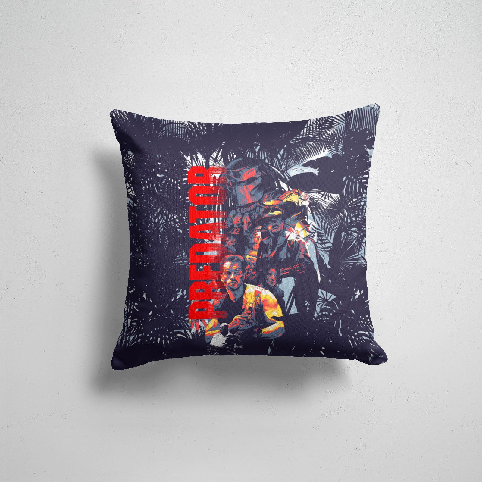 

Подушка декоративная 45х45см Фильмы Хищник Predator, Разноцветный