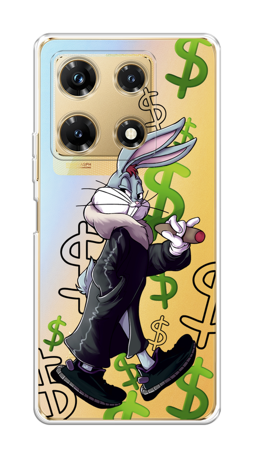 

Чехол на Infinix Note 30 Pro "Rich Bugs Bunny", Зеленый;черный;голубой, 3104550-6