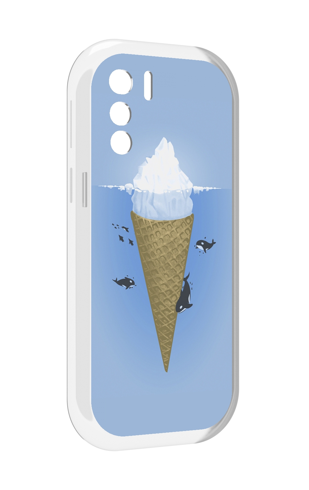 

Чехол MyPads мороженное-у-косаток для UleFone Note 13P, Прозрачный, Tocco