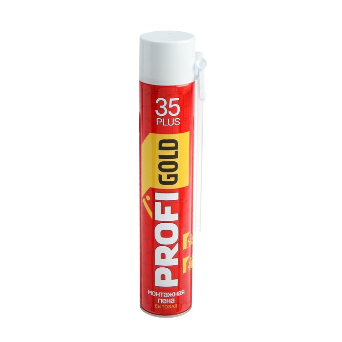 

Пена монтажная PROFIGOLD 35, адаптерная, всесезонная, выход до 35 л