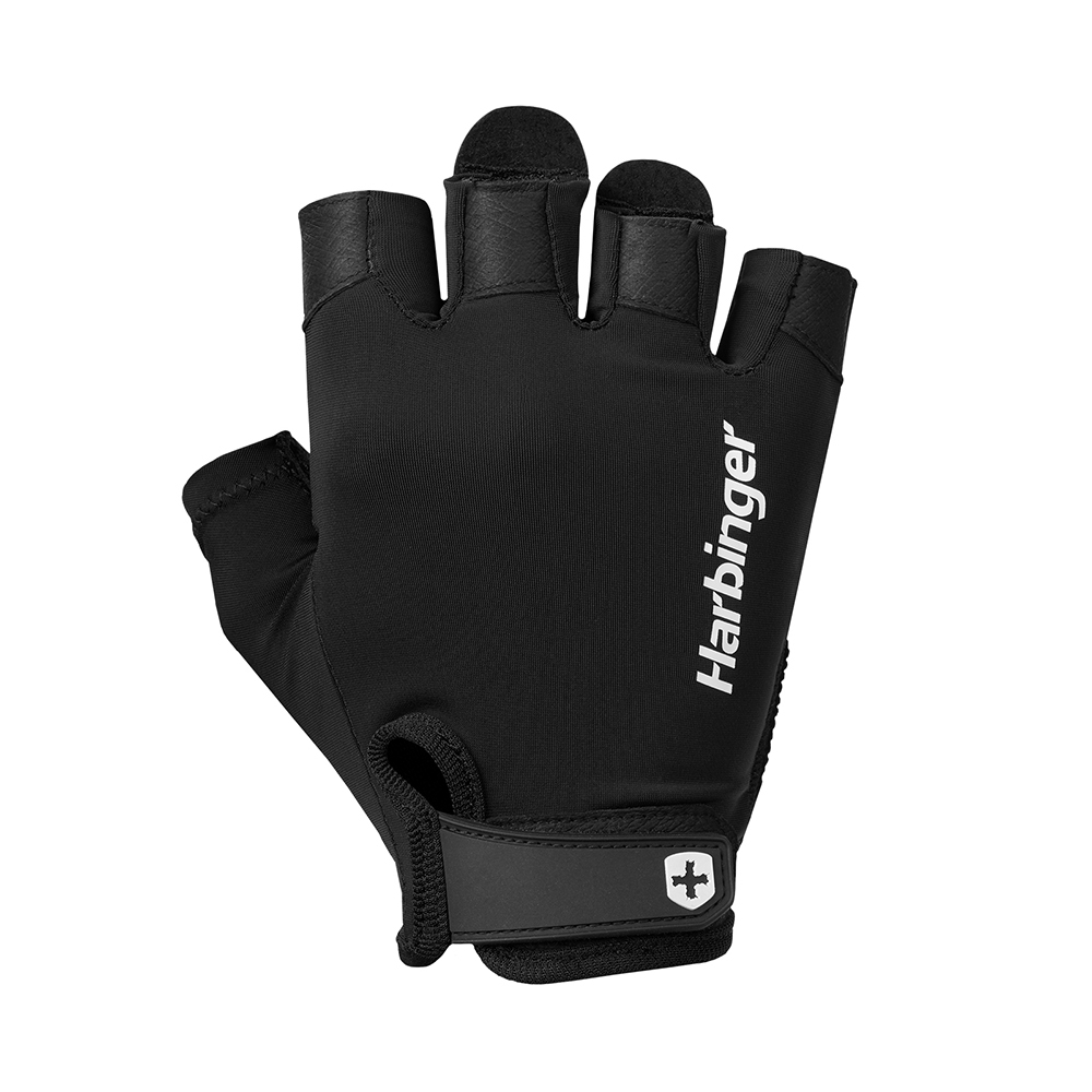 Перчатки для фитнеса Harbinger PRO 2.0, унисекс, черные, размер S
