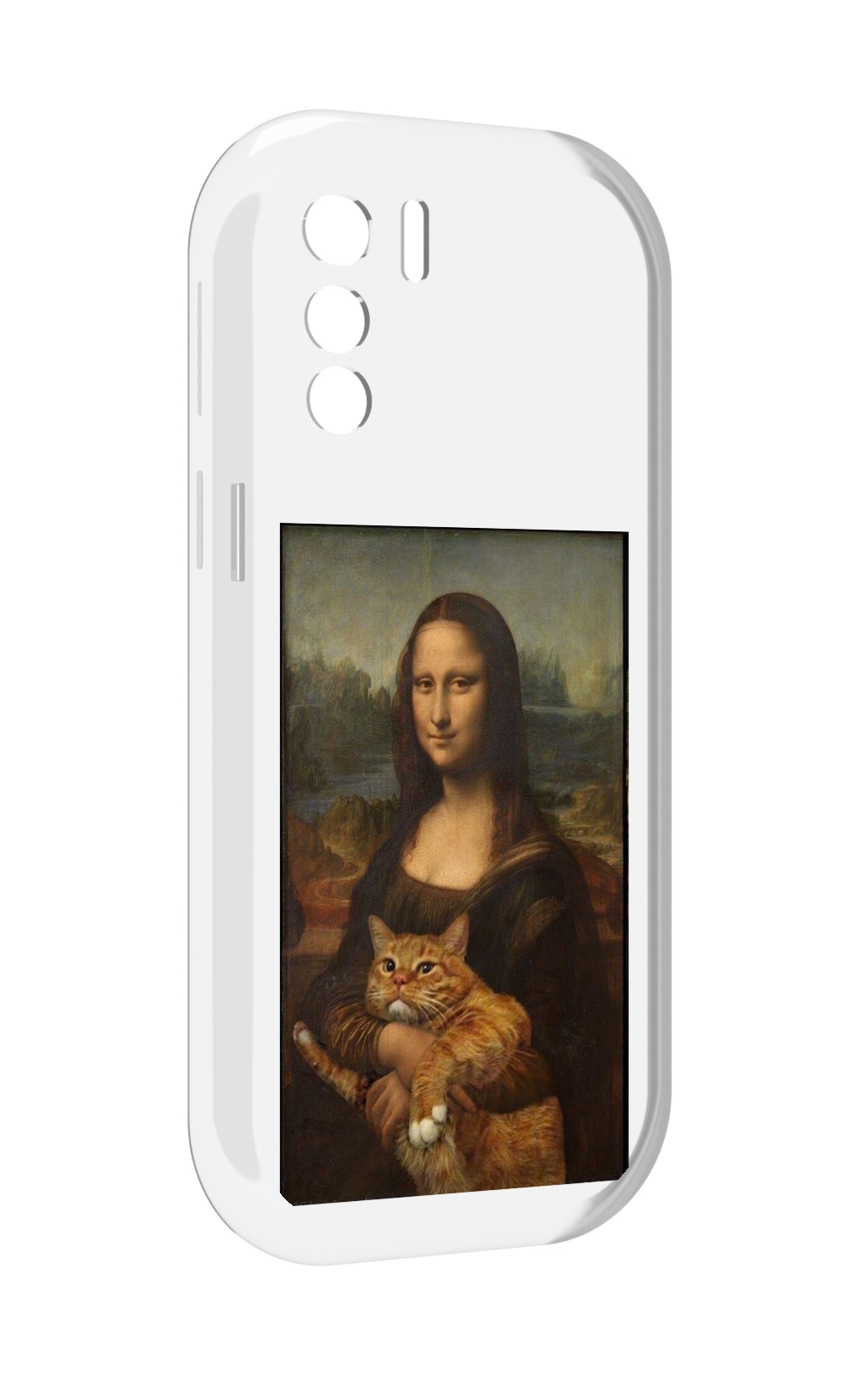 

Чехол MyPads монализа-с-котиком для UleFone Note 13P, Прозрачный, Tocco