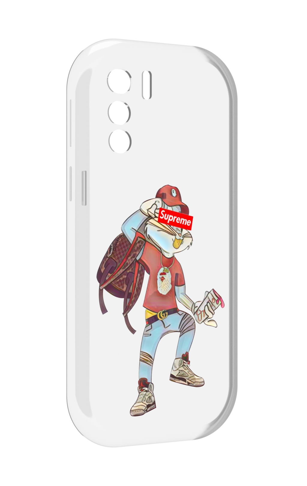 

Чехол MyPads моднявый-заяц детский для UleFone Note 13P, Прозрачный, Tocco