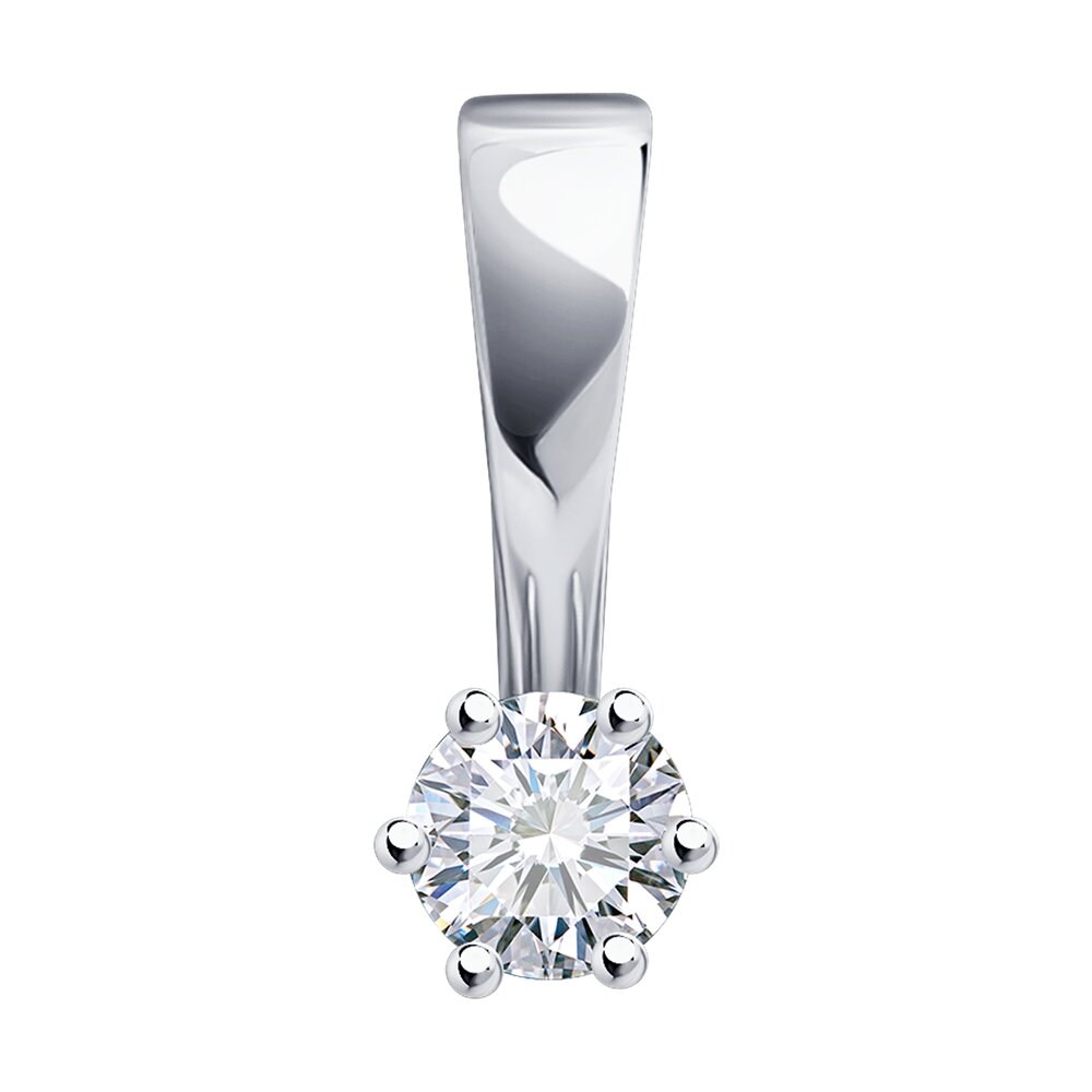

Кулон из белого золота Diamant 52-230-01780-1, бриллиант, 52-230-01780-1