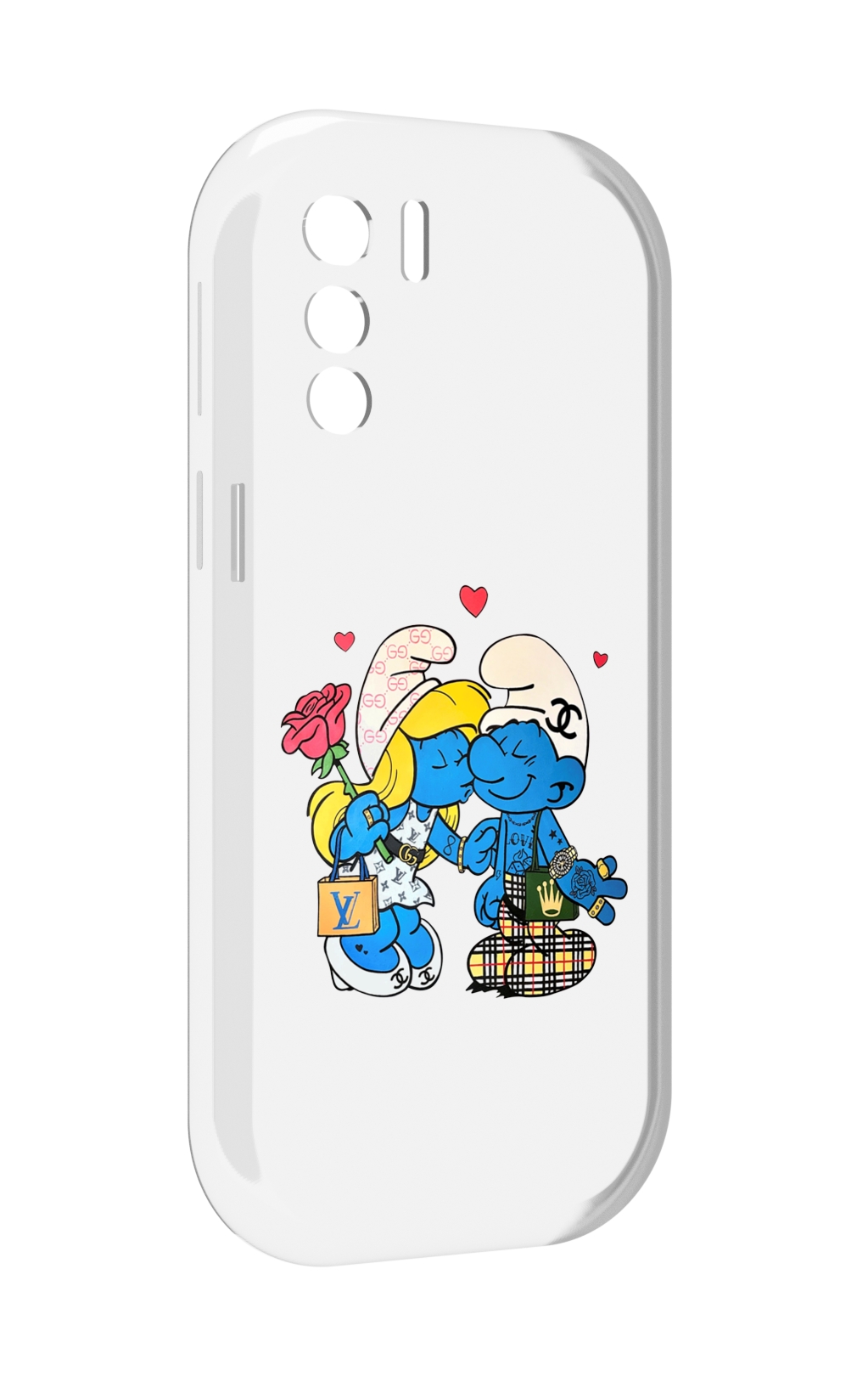 

Чехол MyPads модные-смурфики для UleFone Note 13P, Прозрачный, Tocco