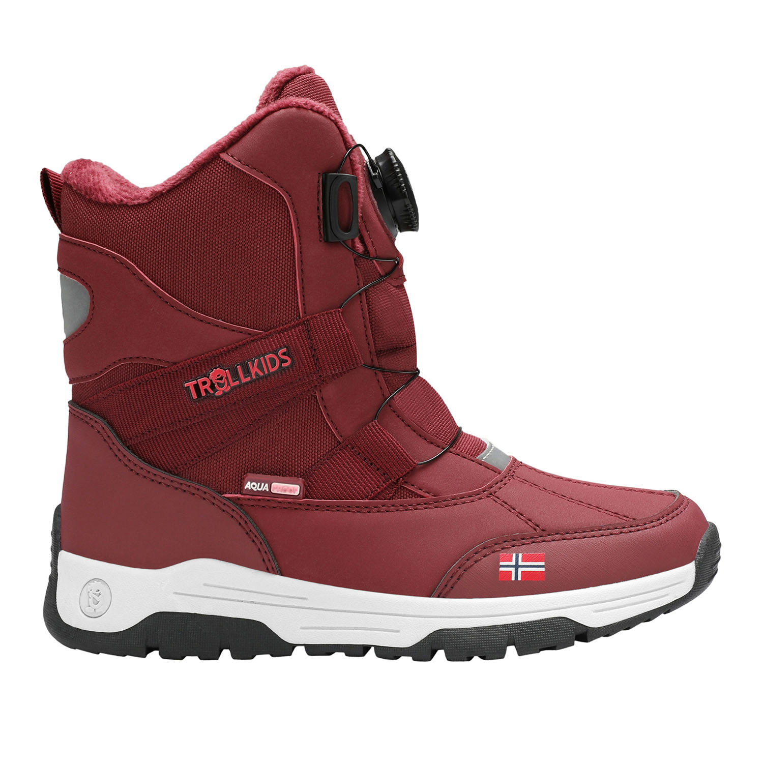 Ботинки Trollkids Kids Narvik Winter Boots Xt, красный, 30
