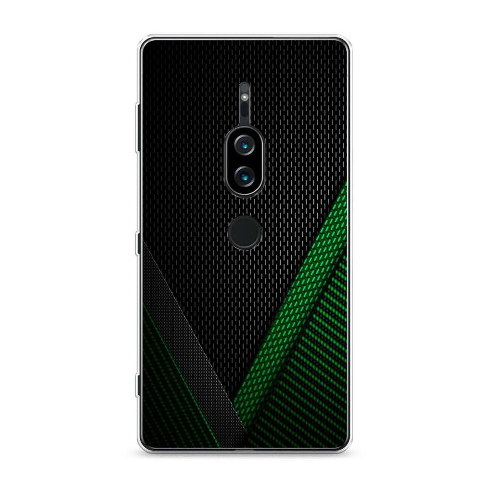 

Силиконовый чехол "Зеленый карбон" на Sony Xperia XZ2 Premium, 53350-3