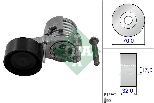 

Натяжитель ремня двс bmw 5 f10 Ina 534043210
