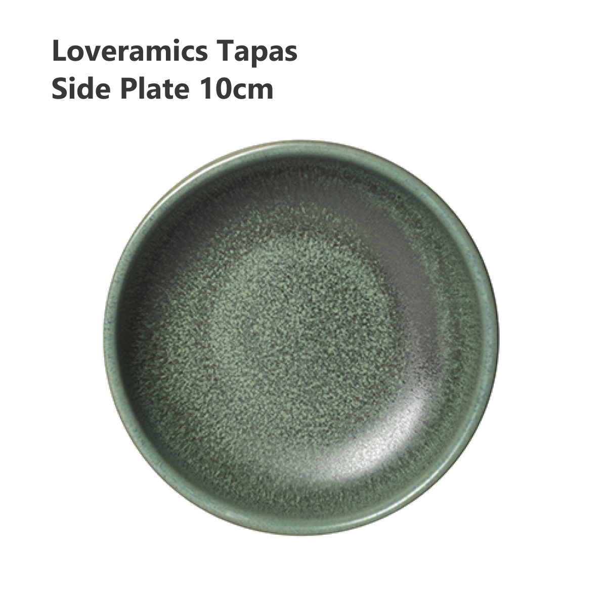 Тарелка Loveramics Tapas 10cm Side Plate (Matte Dark Green) D114-04BDG