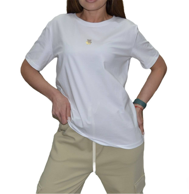 

Футболка женская NoBrand Mel-05-t23 белая 42 RU, Белый, Mel-05-t23