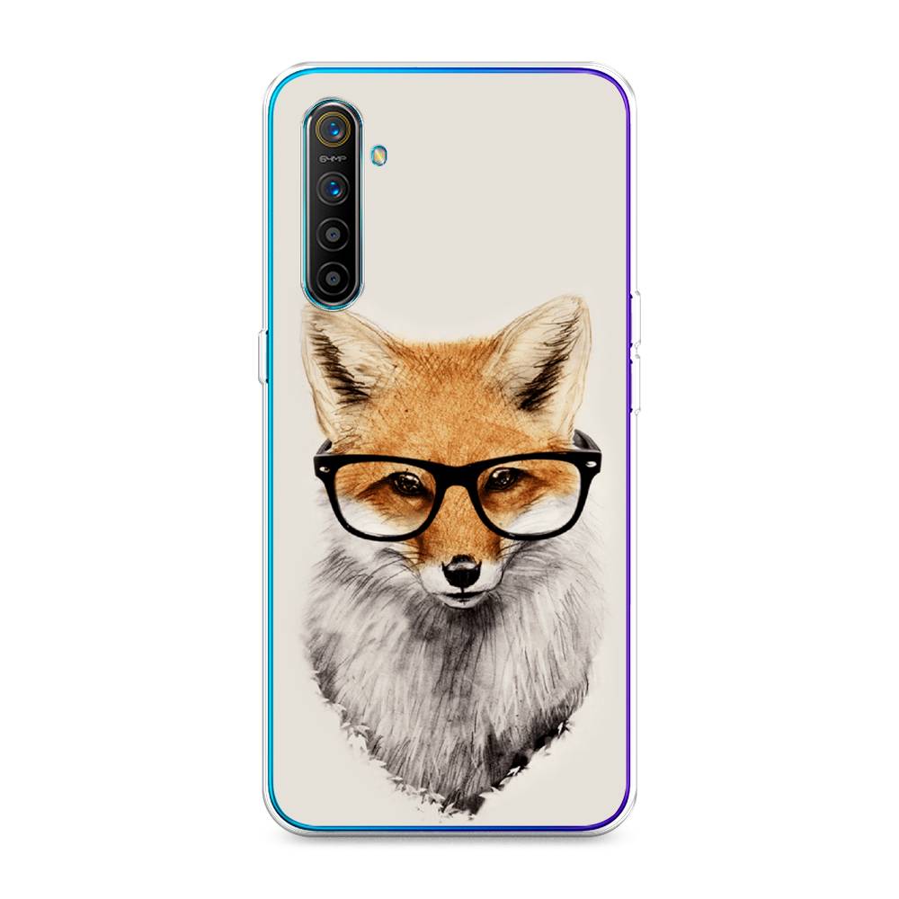 

Чехол Awog на Realme XT "Лиса в очках", Разноцветный, 251450-10