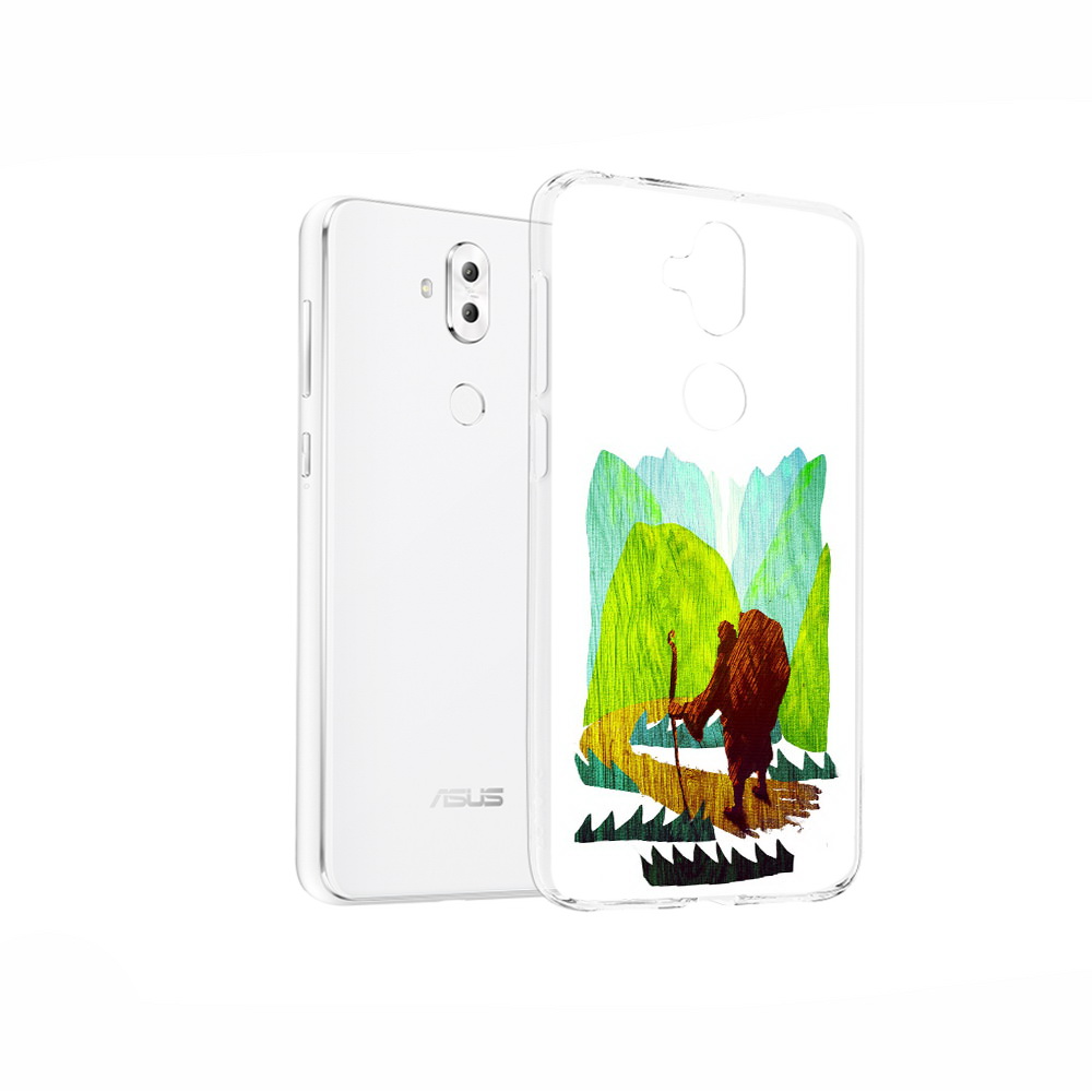 Чехол MyPads Tocco для Asus ZenFone 5 Lite (ZC600KL) Лесная тропа