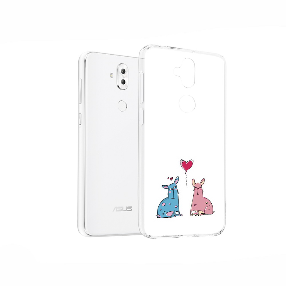 

Чехол MyPads Tocco для Asus ZenFone 5 Lite (ZC600KL) Лама любовь, Прозрачный, Tocco