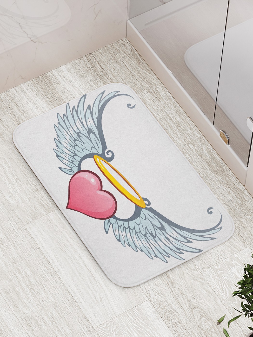 

Коврик противоскользящий для ванной, сауны, бассейна, 77х52 см bath_75216 JoyArty