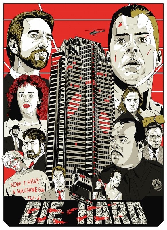 

Постер к фильму "Крепкий орешек" (Die Hard) A4