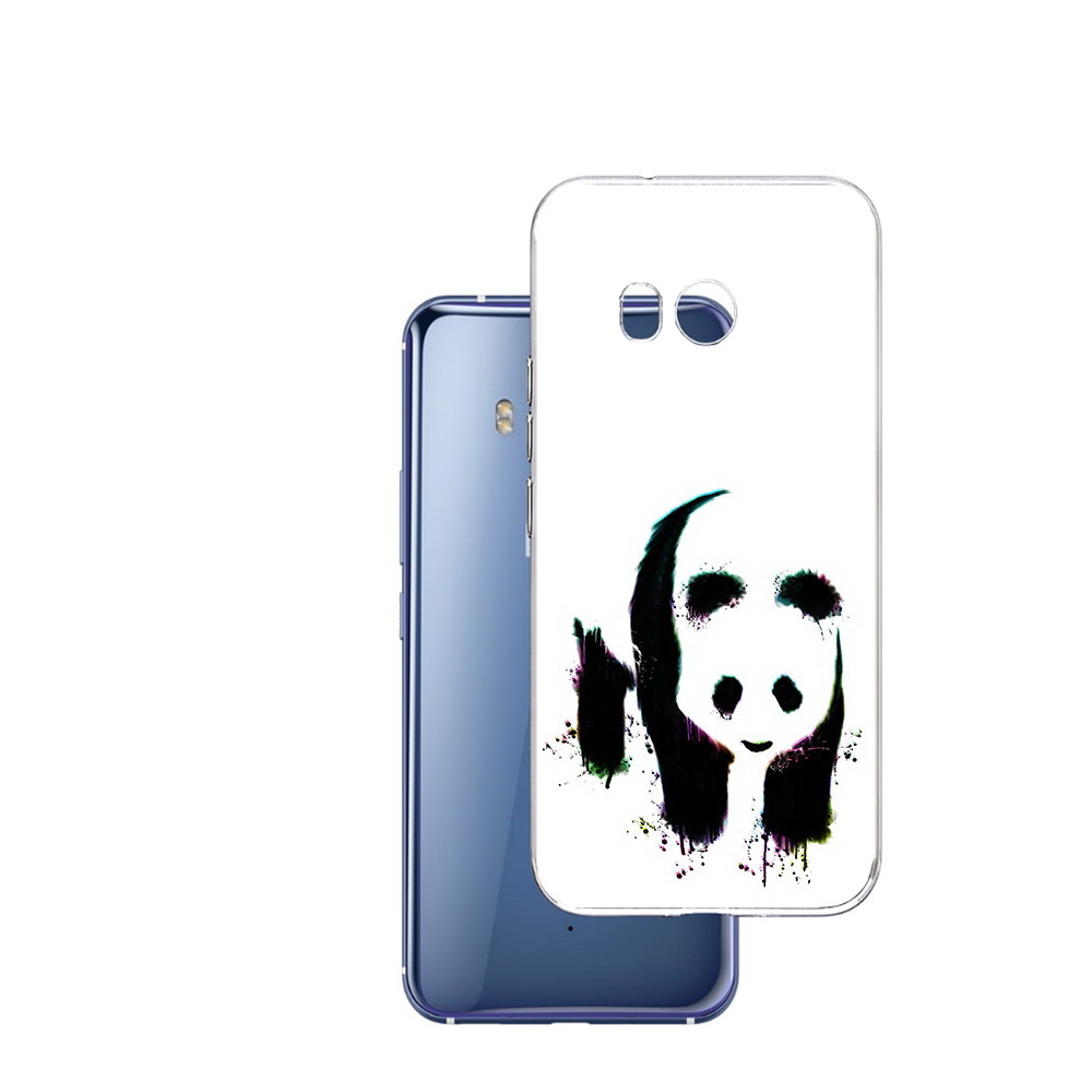 

Чехол MyPads Tocco для HTC U11 панда в акварели, Прозрачный, Tocco