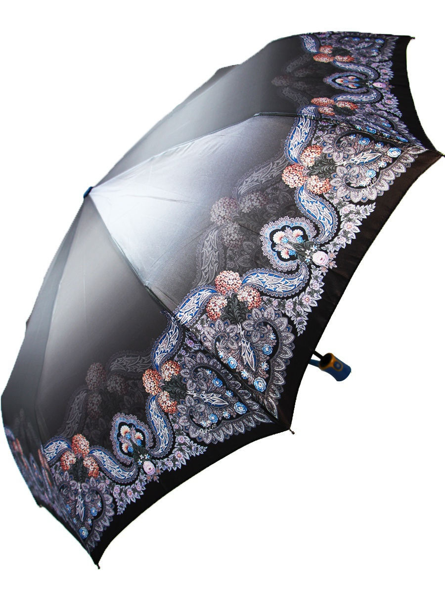 

Зонт женский Popular Umbrella 1294 серый, 1294