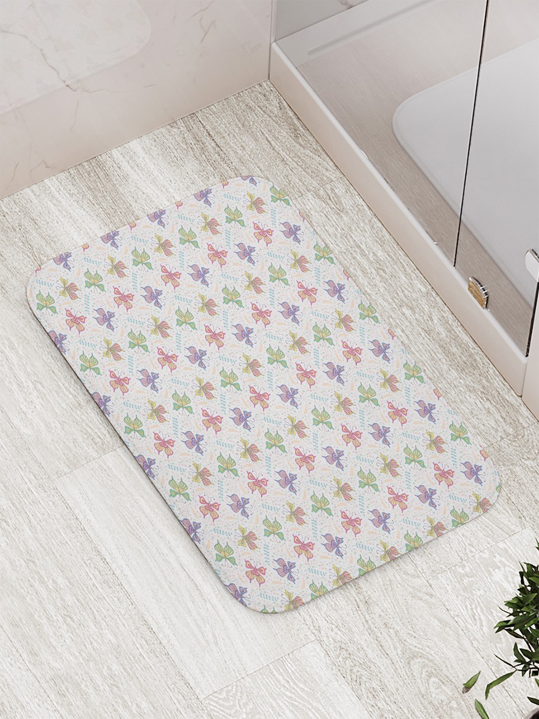 

Коврик противоскользящий для ванной, сауны, бассейна, 77х52 см bath_75143 JoyArty