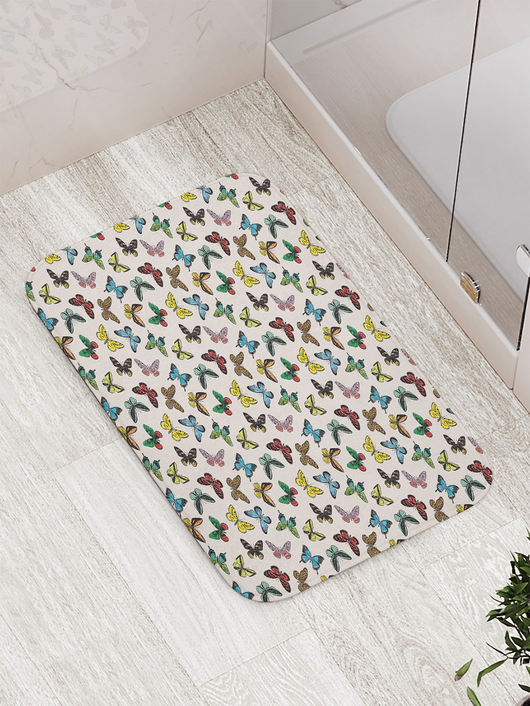 

Коврик противоскользящий для ванной, сауны, бассейна, 77х52 см bath_75138 JoyArty