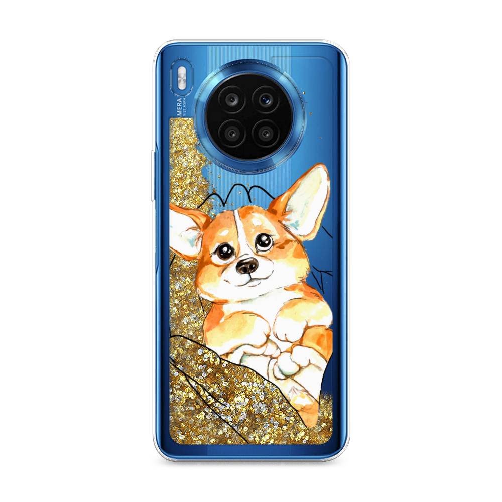 

Чехол Awog на Honor 50 Lite "Корги в ладошках", Белый;оранжевый;черный, 6106490-1