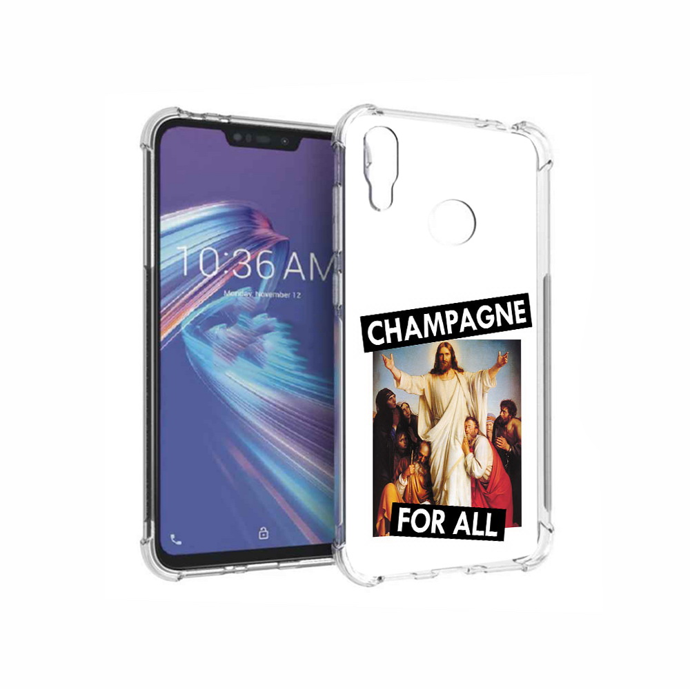 

Чехол MyPads Tocco для Asus ZenFone Max M2 (ZB633KL) шампанское, Прозрачный, Tocco