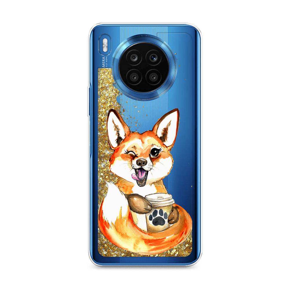 

Чехол Awog на Honor 50 Lite "Подмигивающая лиса с кофе", Оранжевый;белый;коричневый, 6106490-1