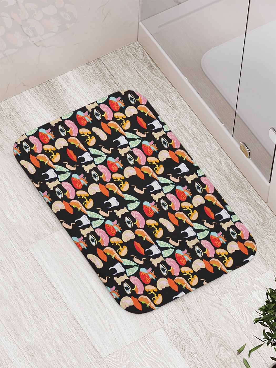 

Коврик противоскользящий для ванной, сауны, бассейна, 77х52 см bath_75087 JoyArty