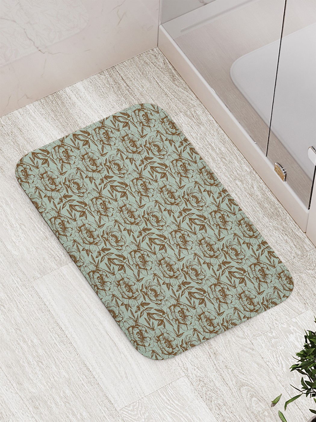 

Коврик противоскользящий для ванной, сауны, бассейна, 77х52 см bath_75081 JoyArty