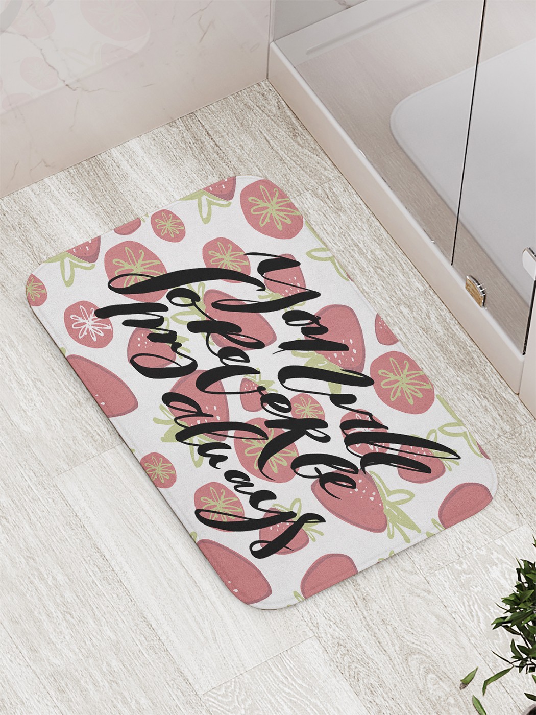 

Коврик противоскользящий для ванной, сауны, бассейна, 77х52 см bath_75075 JoyArty