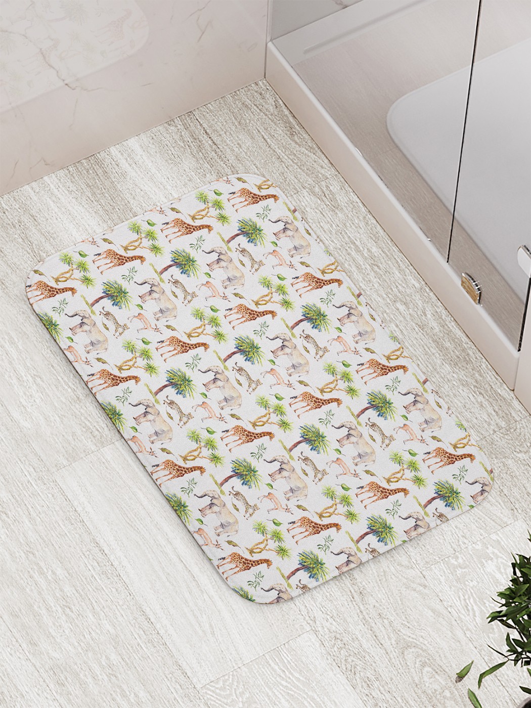

Коврик противоскользящий для ванной, сауны, бассейна, 77х52 см bath_75060 JoyArty