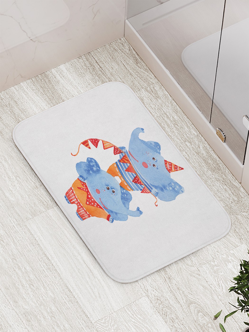 

Коврик противоскользящий для ванной, сауны, бассейна, 77х52 см bath_75055 JoyArty