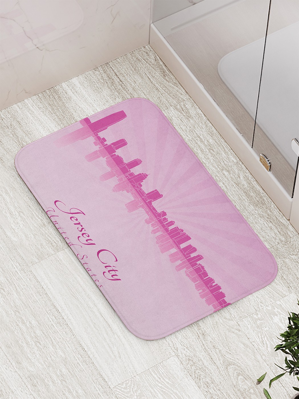 

Коврик противоскользящий для ванной, сауны, бассейна, 77х52 см bath_75023 JoyArty