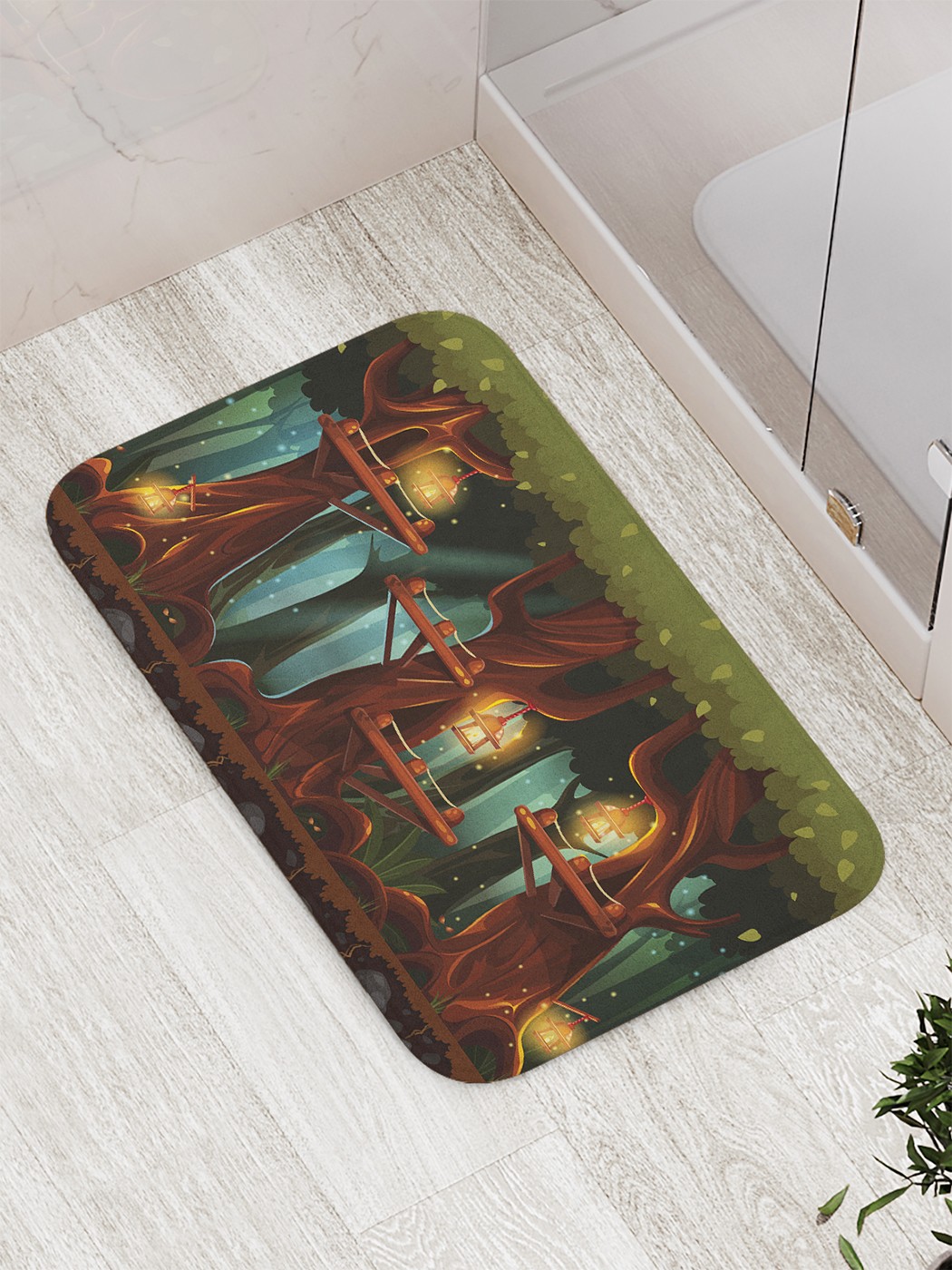 

Коврик противоскользящий для ванной, сауны, бассейна, 77х52 см bath_75008 JoyArty