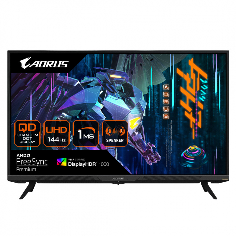 фото Монитор gigabyte aorus fv43u-ek 43" черный