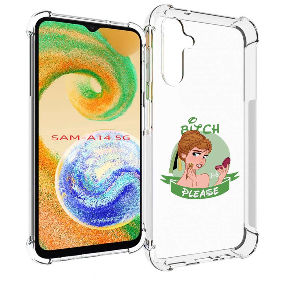 

Чехол MyPads принцесса-Анна женский для Samsung Galaxy A14 5G, Прозрачный, Tocco
