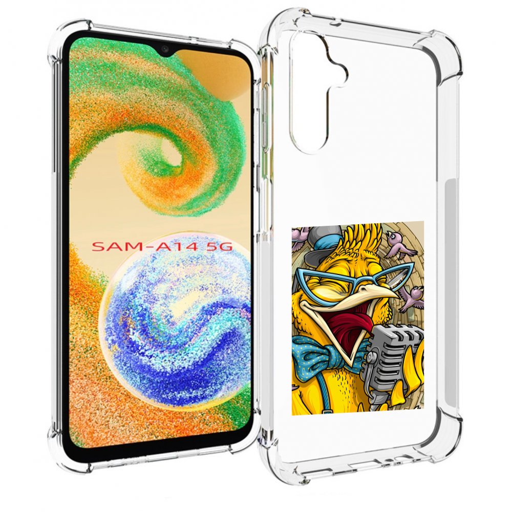 

Чехол MyPads поющая птичка для Samsung Galaxy A14 5G, Прозрачный, Tocco