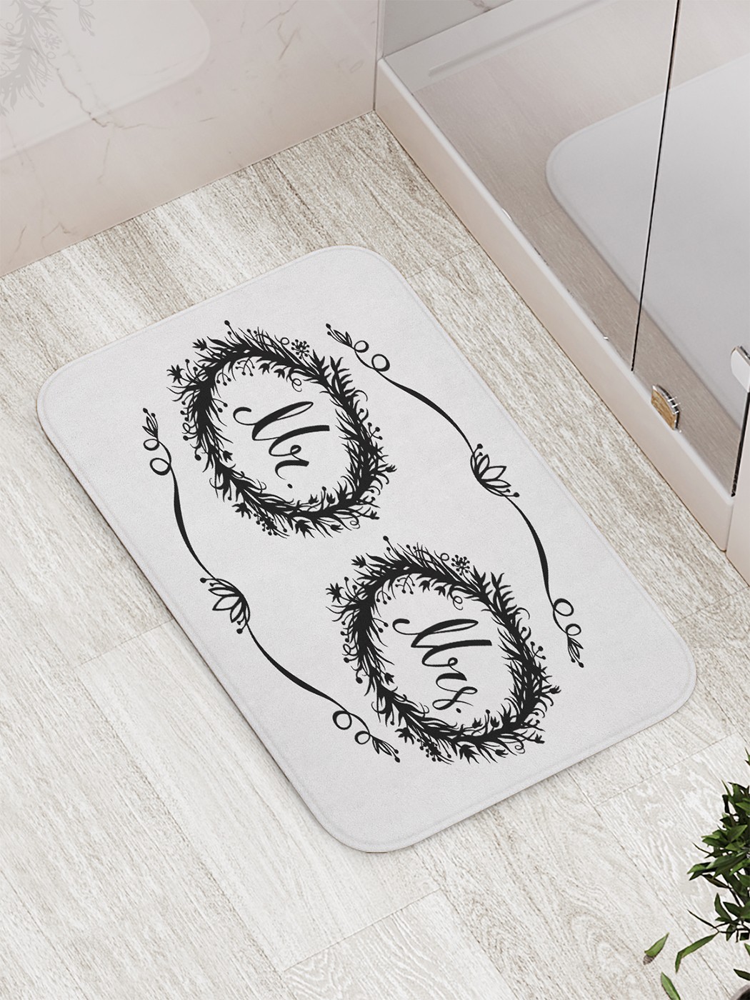 

Коврик противоскользящий для ванной, сауны, бассейна, 77х52 см bath_74790 JoyArty