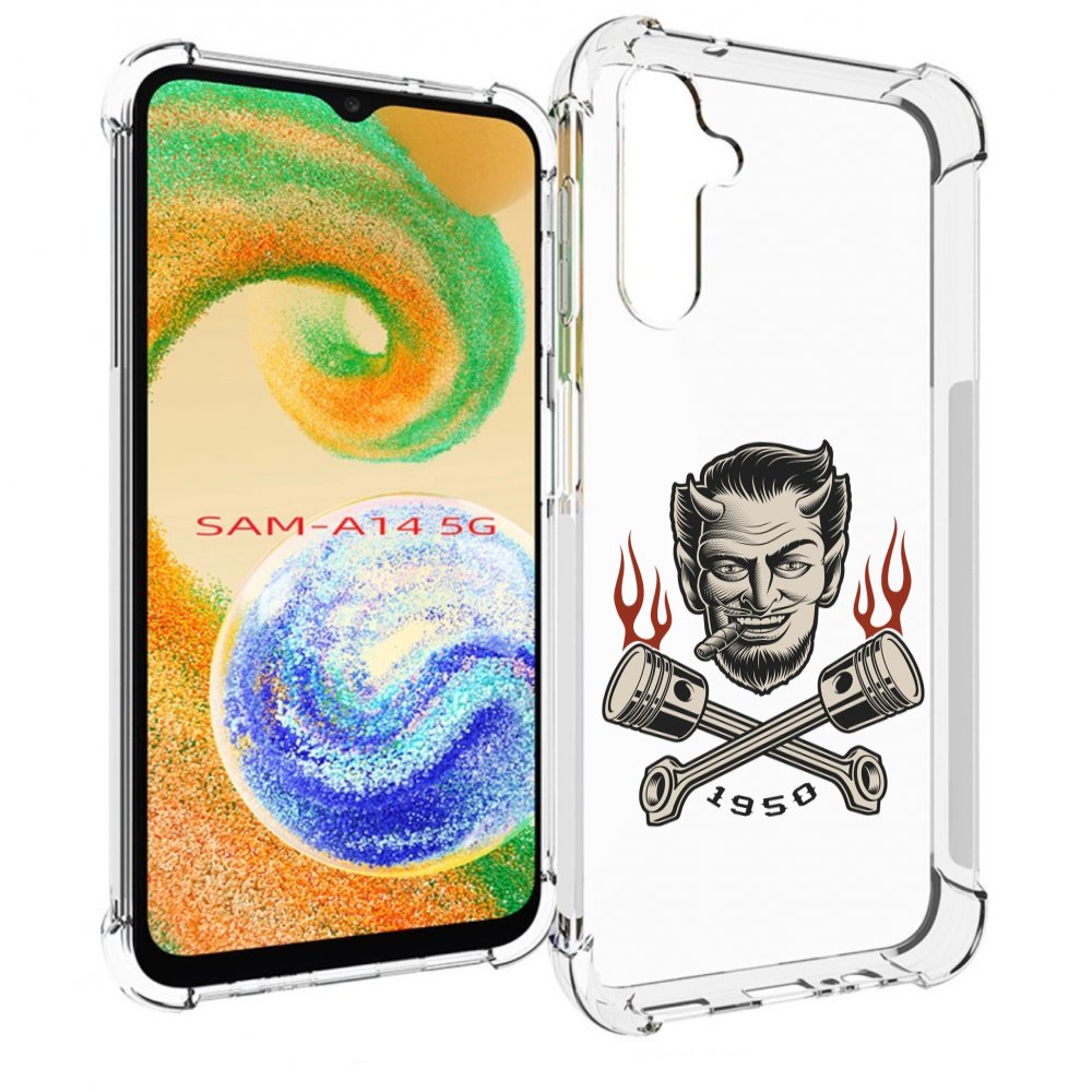 

Чехол MyPads поршни-горят для Samsung Galaxy A14 5G, Прозрачный, Tocco