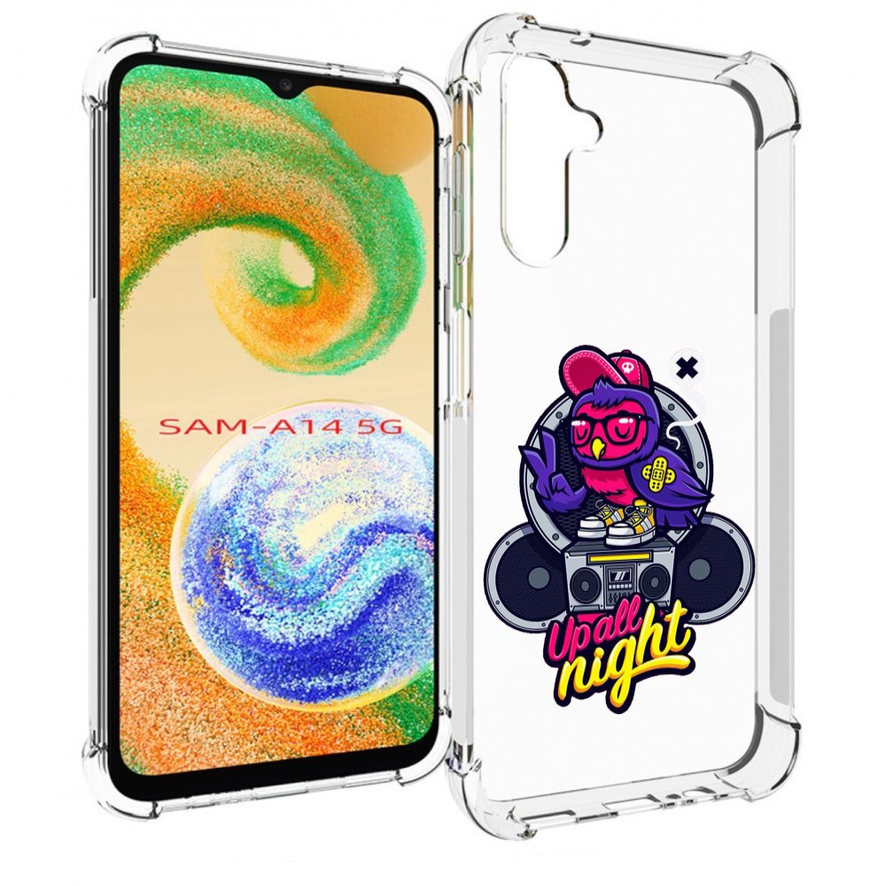 

Чехол MyPads попугай любит музыку для Samsung Galaxy A14 5G, Прозрачный, Tocco