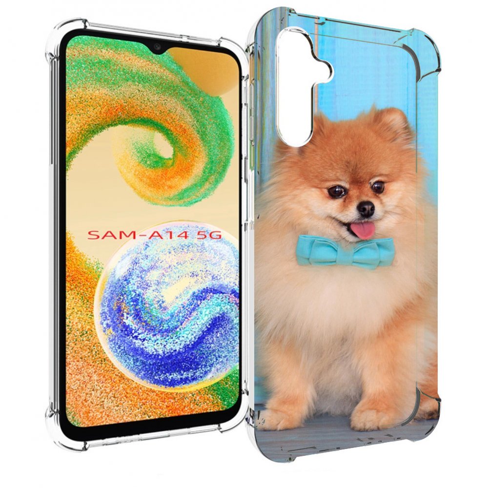 

Чехол MyPads померанскии шпиц для Samsung Galaxy A14 5G, Прозрачный, Tocco
