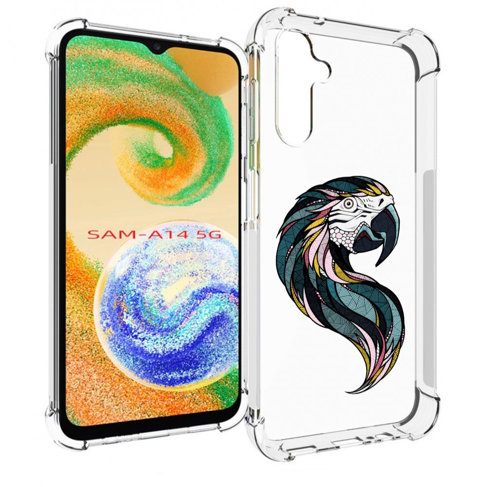 

Чехол MyPads полупопугай для Samsung Galaxy A14 5G, Прозрачный, Tocco