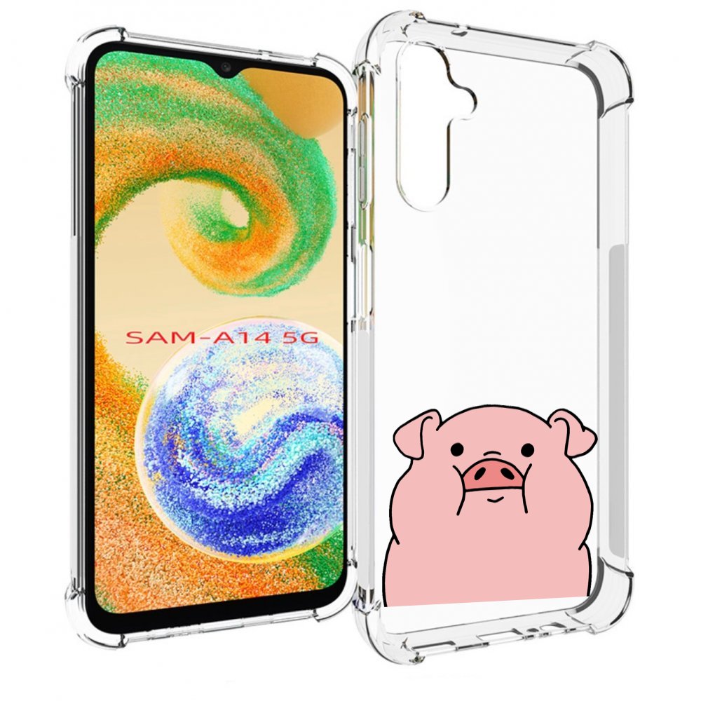 

Чехол MyPads полная-свинья для Samsung Galaxy A14 5G, Прозрачный, Tocco