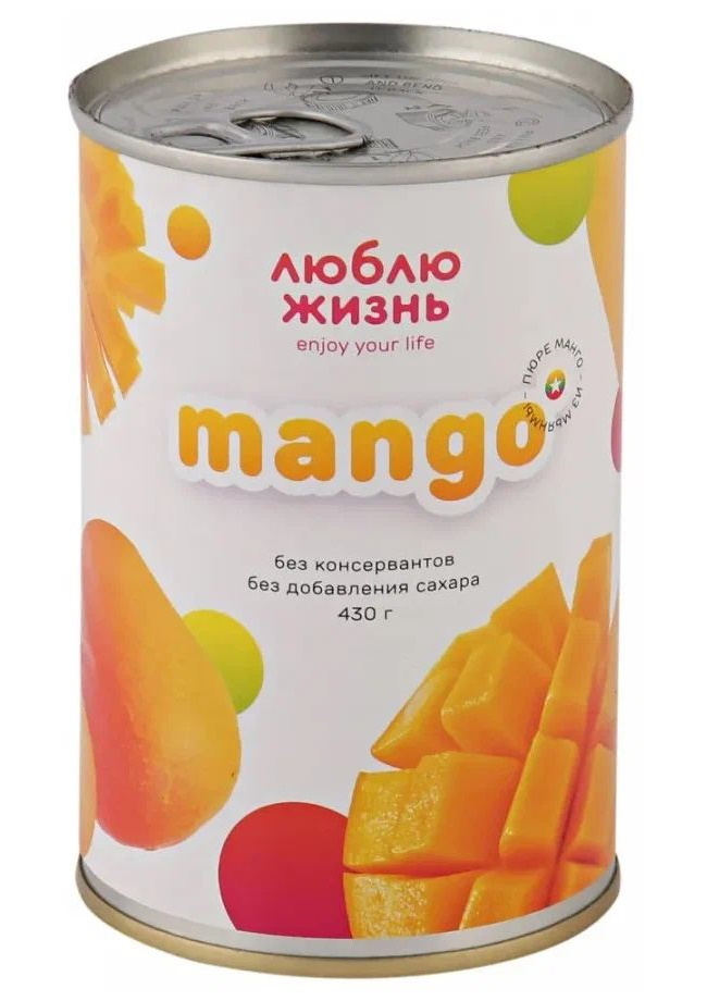 

Пюре манго из Мьянмы, 430 г