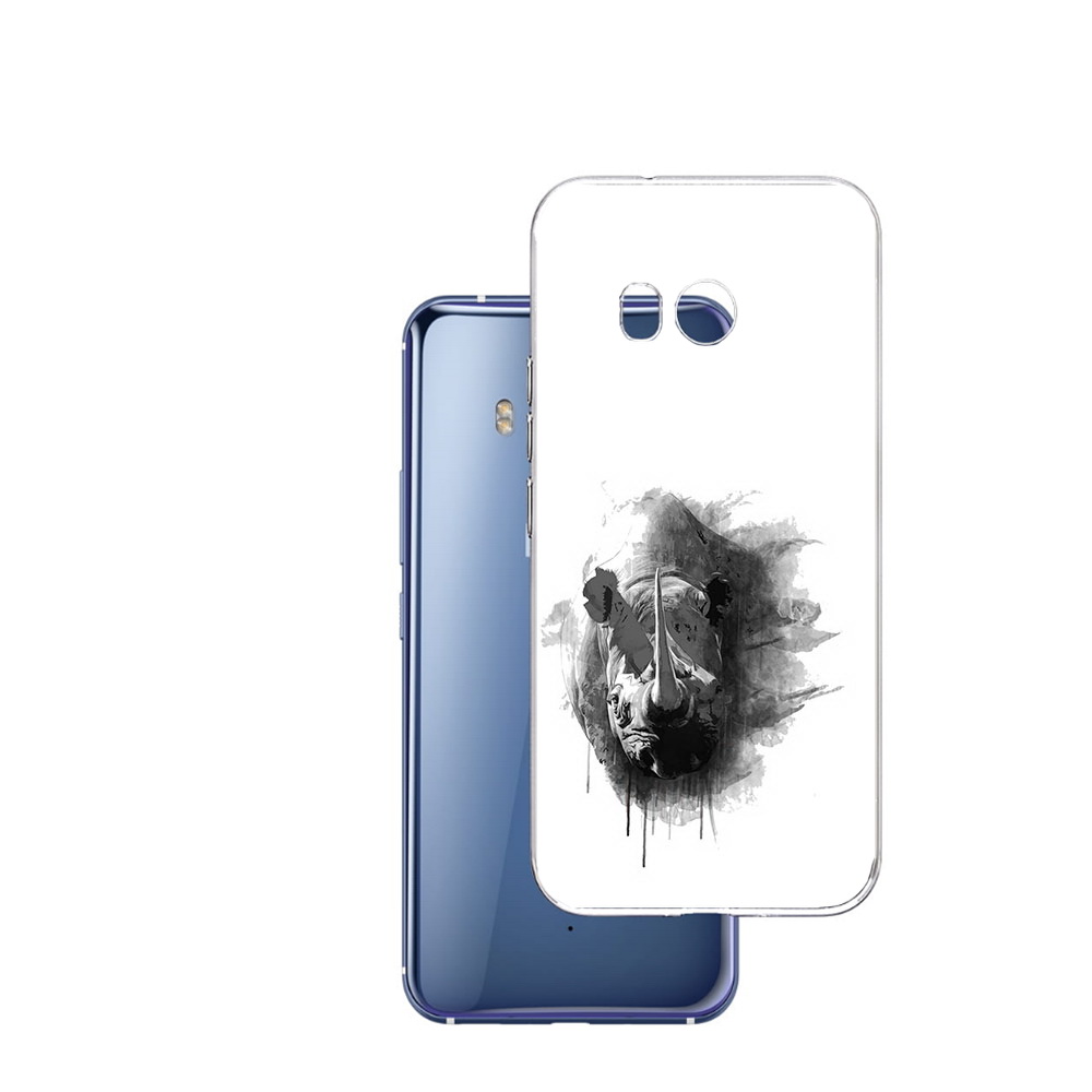 

Чехол MyPads Tocco для HTC U11 носорог, Прозрачный, Tocco