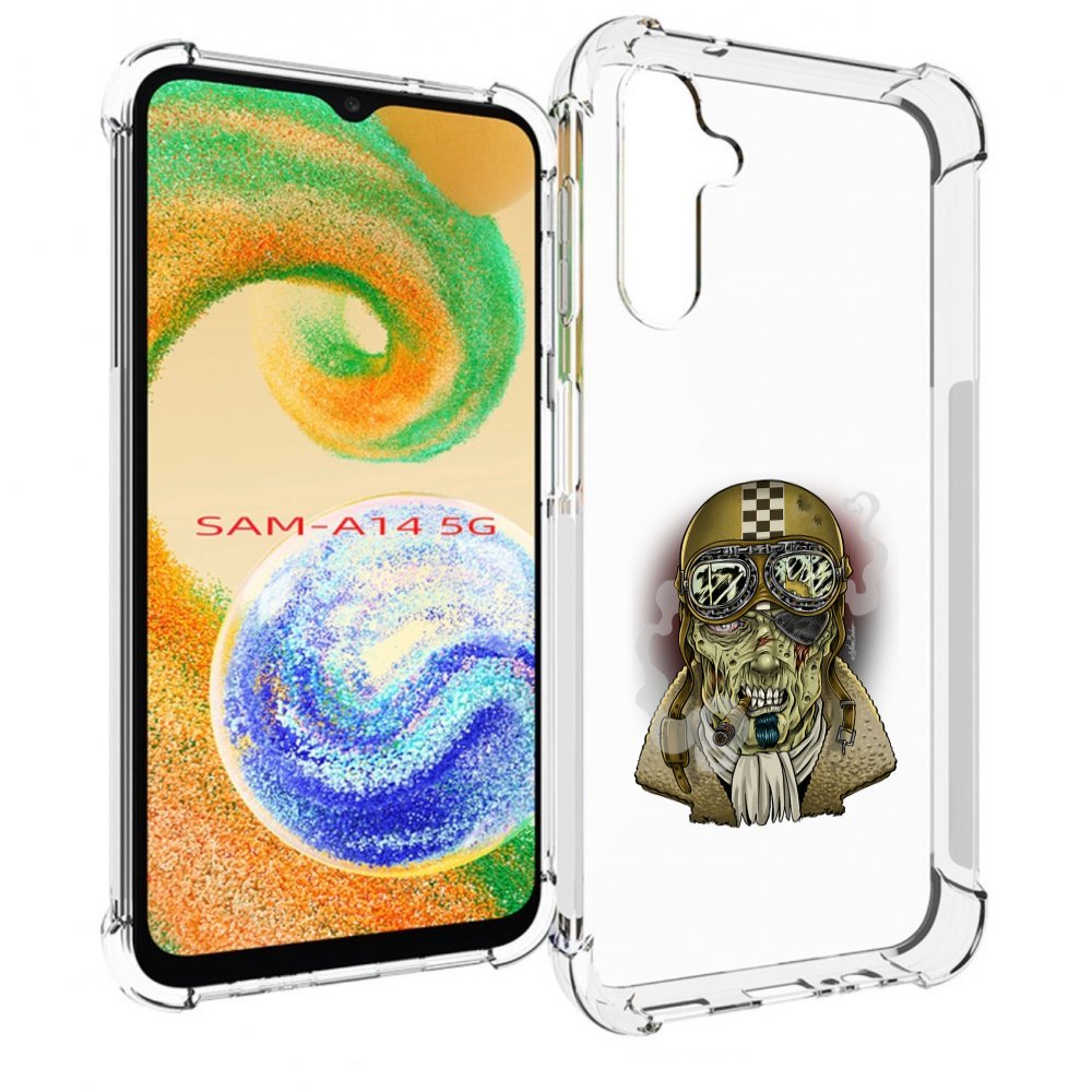 

Чехол MyPads военный зомби для Samsung Galaxy A14 5G, Прозрачный, Tocco