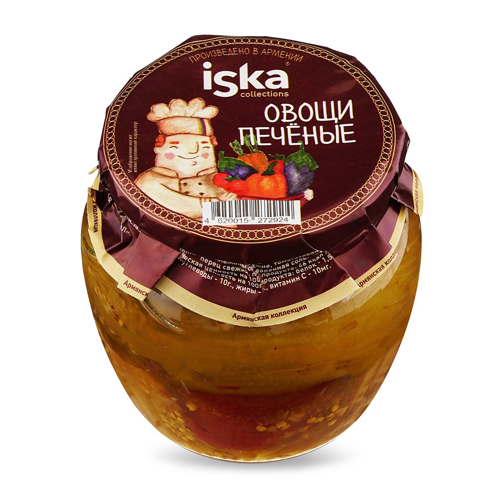 

Овощи Iska печеные, 550 мл